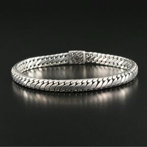 High End Men’s Link Heavy Silver 925 Bracelet